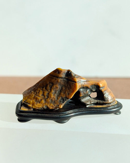 Mountain shape natural Gobi Stone